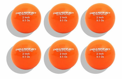 2" Weighted Training Balls 6 Pack - Choose from 4 Weights - 3.5, 5.5, 7.5, 9.5 oz