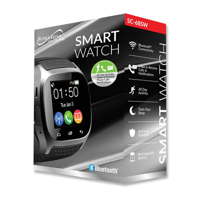 Smartwatch with Built-in Microphone and Speaker