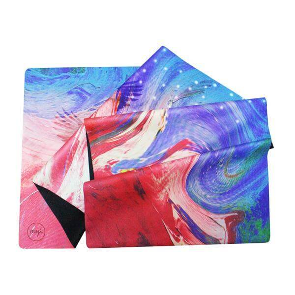 Maji Sports Suede and Natural Rubber Travel Yoga Mat