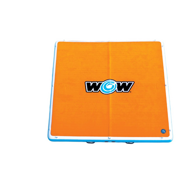 WOW Sports 8'x8'x6" Drop Stitch Vacation Station Dock with Deckpad