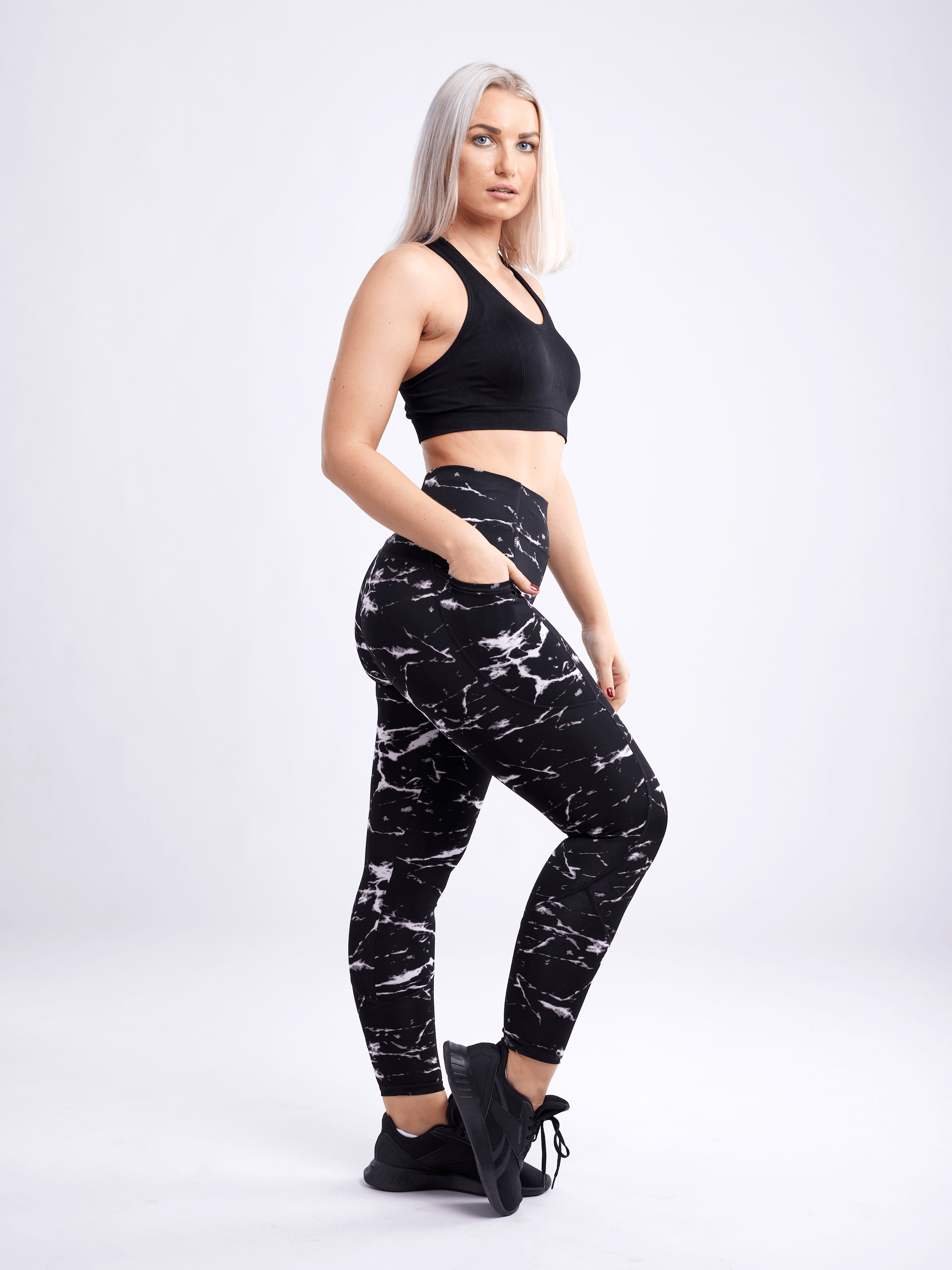 JupiterGear High-Waisted Classic Gym Leggings with Side Pockets