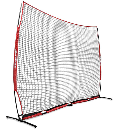 PowerNet Sports Barrier Net 21.5 ft x 11.5 ft Safety Backstop Barricade for Baseball, Lacrosse, Basketball, Soccer, Field Hockey, Softball