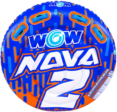 WOW Sports Nova 2 Person 2P Towable Deck Tube (22-WTO-3984)