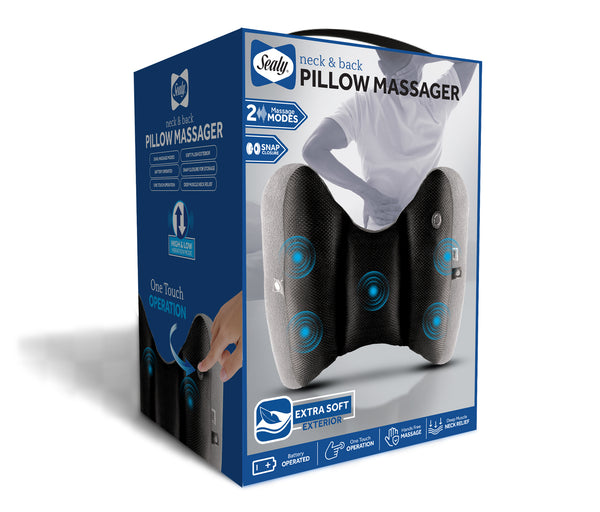 Sealy Therapeutic Vibration U-Shaped Neck Massage Pillow (ma-105)