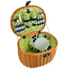 Picnic at Ascot Ramble Lined Picnic Basket with Service for 2