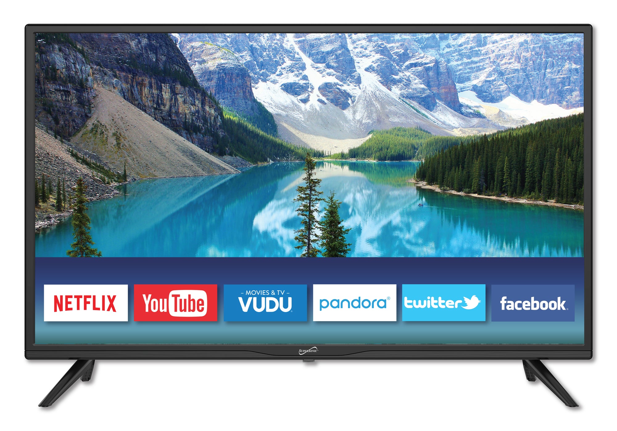32" Supersonic Smart HDTV 1080p Widescreen LED with USB & HDMI Inputs (SC-3216STV)