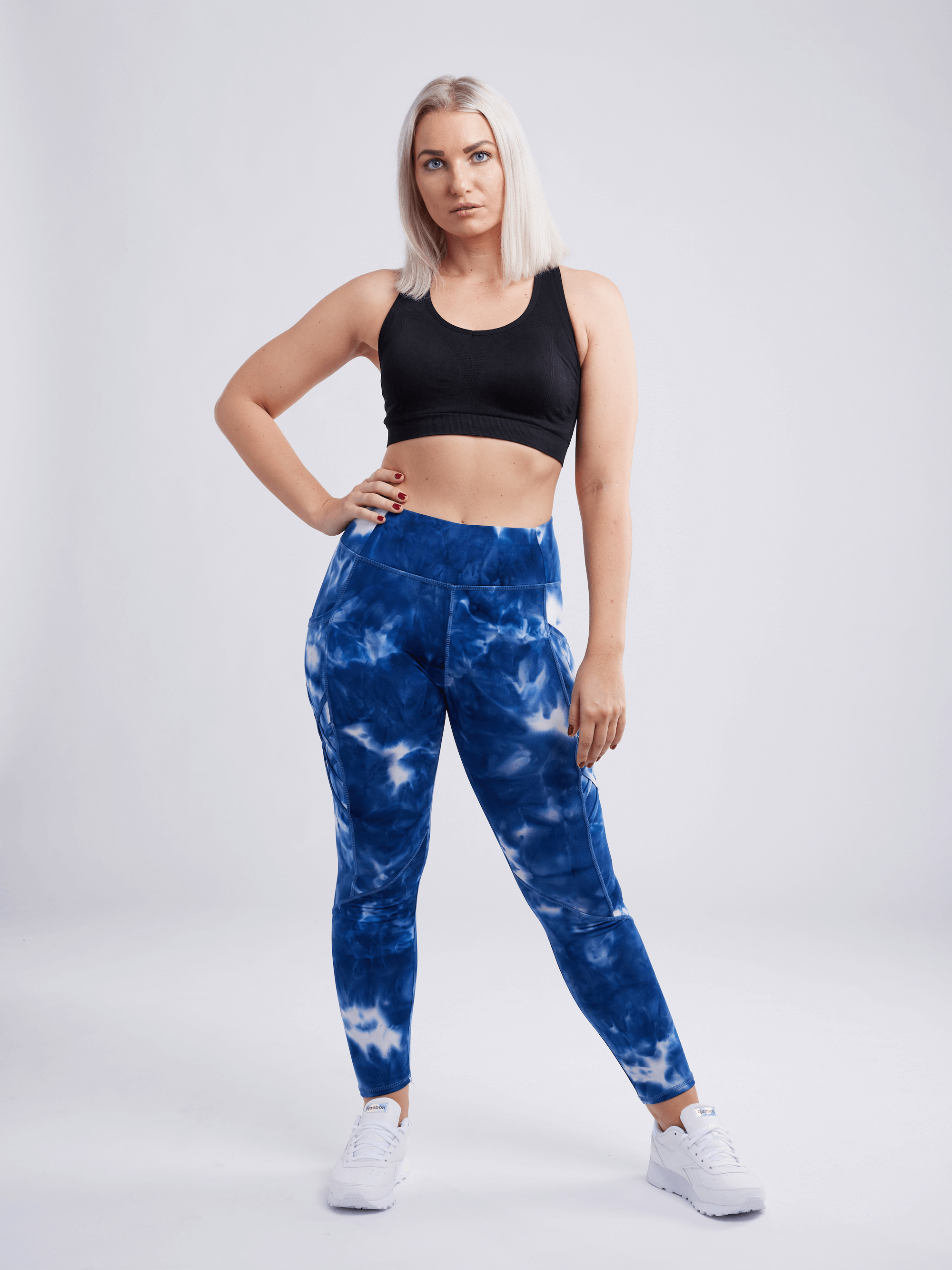 JupiterGear High-Waisted Criss-Cross Training Leggings with Hip Pockets