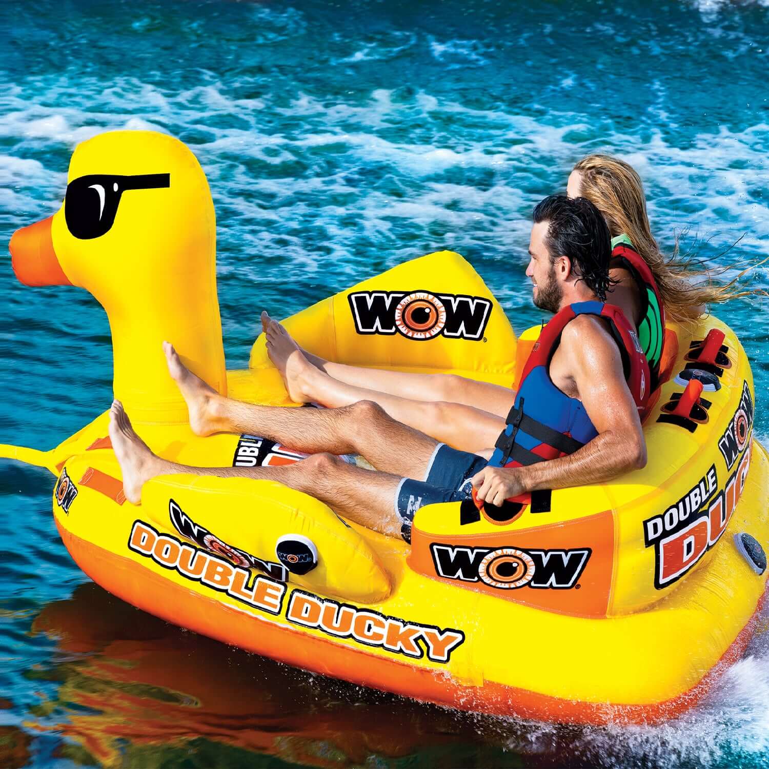 WOW Sports Double Ducky 2P Towable (19-1050)