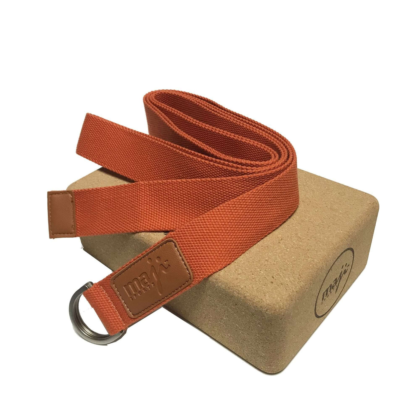Cork Yoga Block & Strap Combo