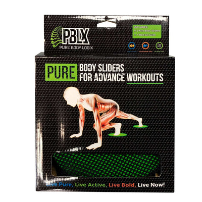 PBLX Gliders Set With Workout Booklet