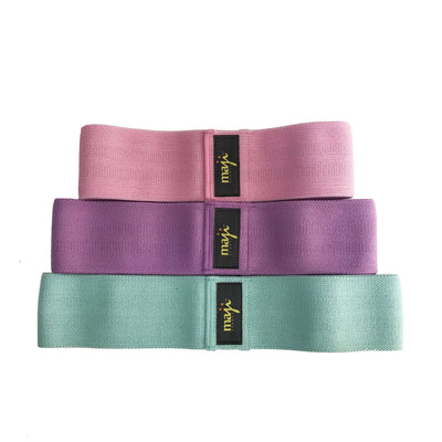 Pack of Three Booty Bands - 3 Sizes 3 Weights