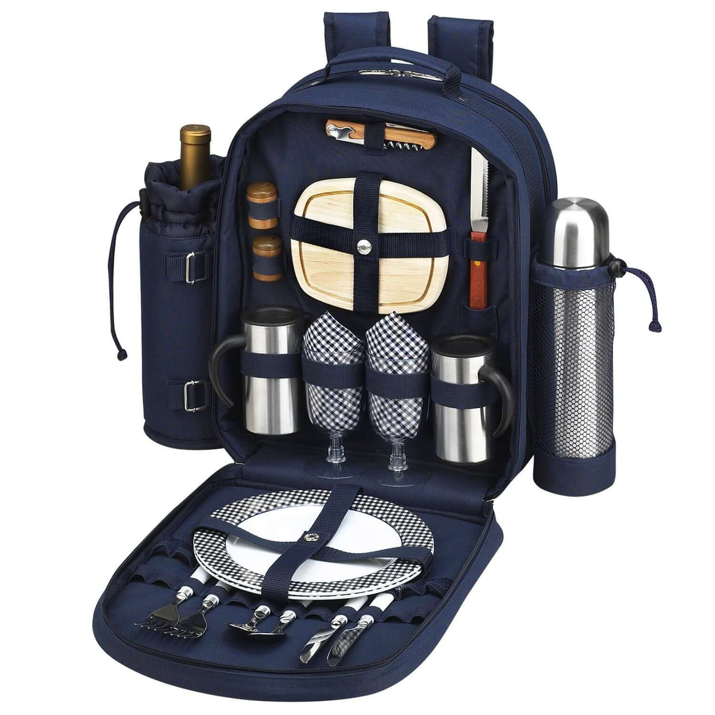 Picnic at Ascot Bold Coffee/Picnic Backpack for 2
