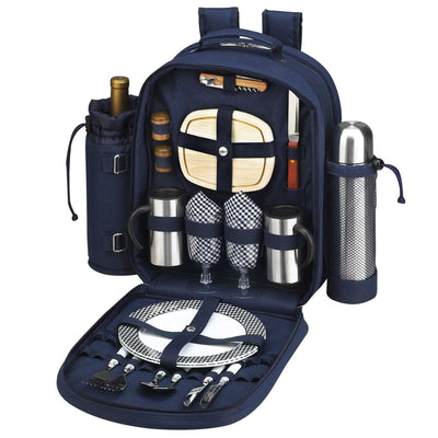 Picnic at Ascot Bold Coffee/Picnic Backpack for 2