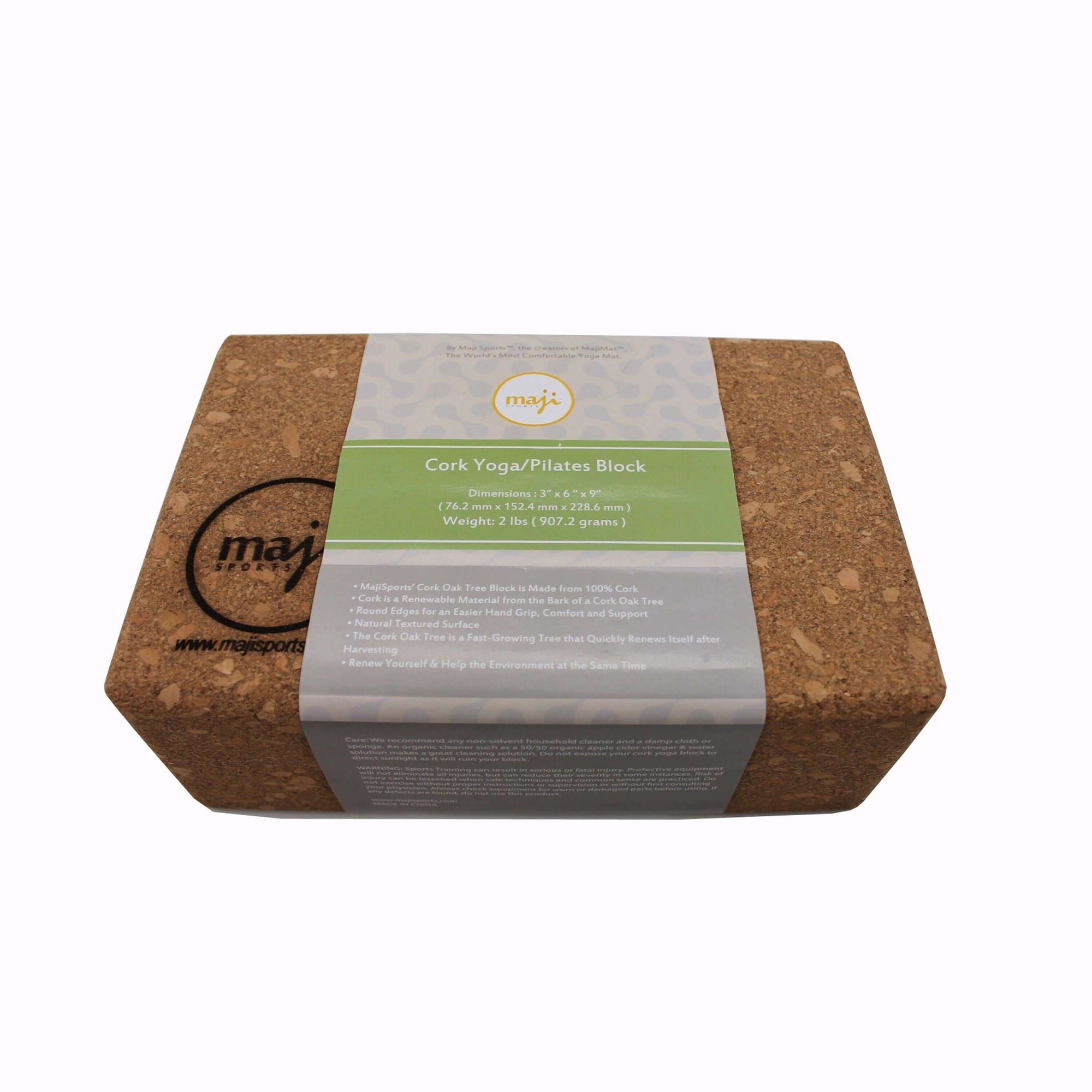100% Cork Yoga & Pilates Block