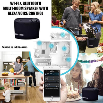 Wi-Fi & Bluetooth Multi-Room Speaker with Amazon Alexa Voice Control