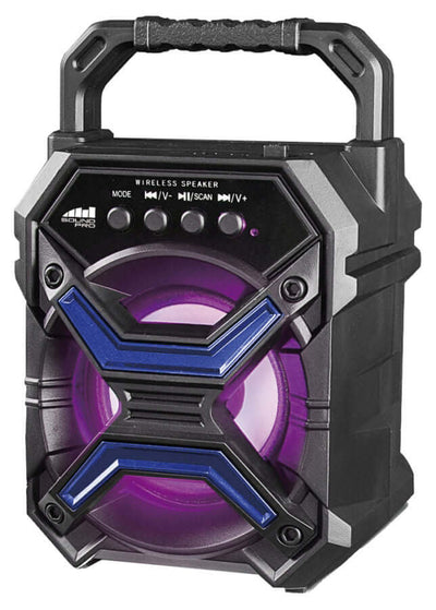 Portable 3 inch Bluetooth Speaker & Disco Light