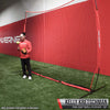 PowerNet 12x9 Ft Sports Barrier Net for Player & Property Protection (1021)