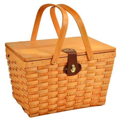 Picnic at Ascot Frisco Traditional American Style Picnic Basket with Service for 2