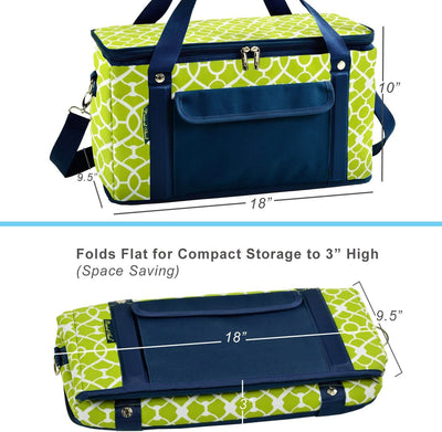 Picnic at Ascot Hybrid Folding Cooler