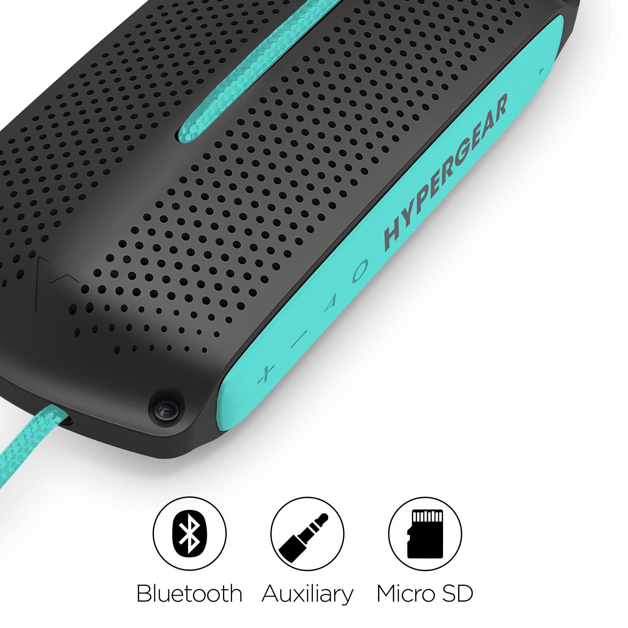 HyperGear Wave Water Resistant Wireless Speaker with Extended Battery Life
