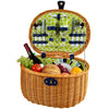 Picnic at Ascot Ramble Lined Picnic Basket with Service for 2