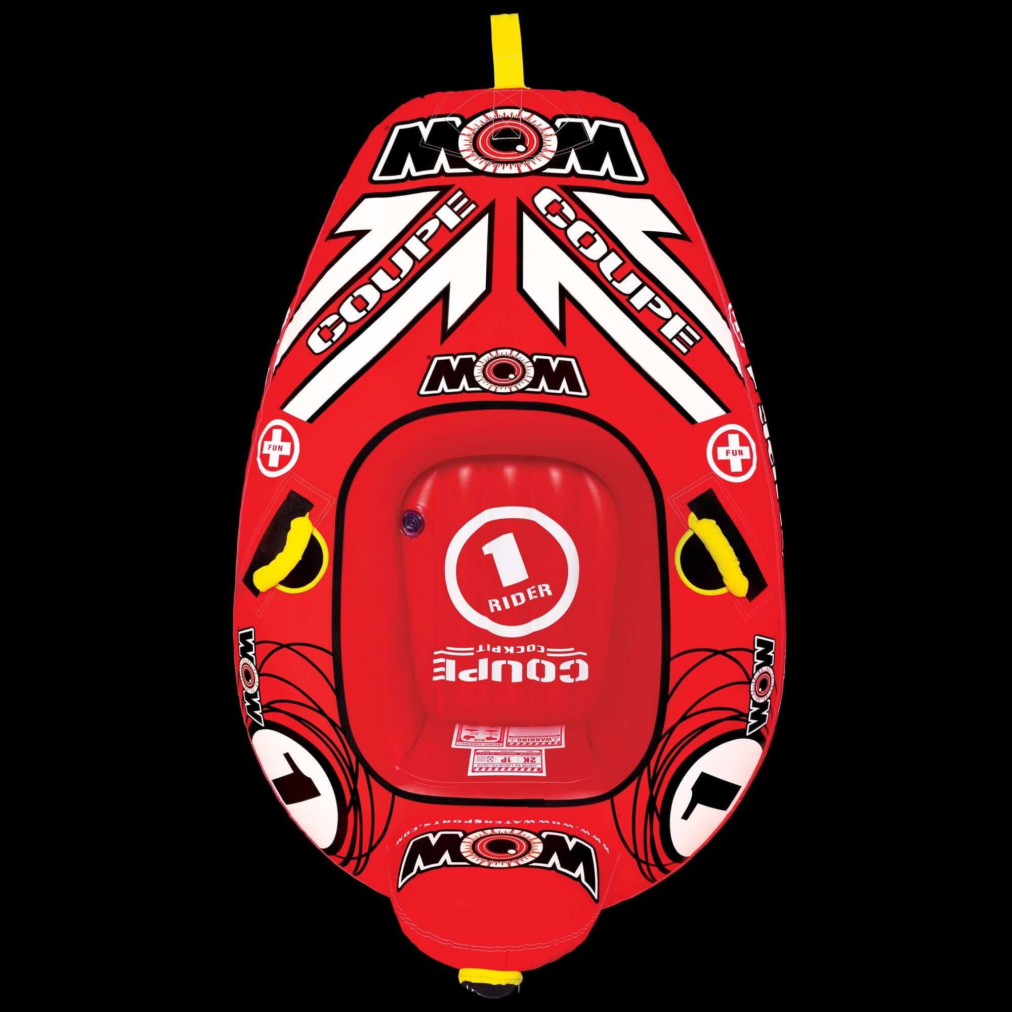 WOW Watersports 1 Person Coupe Cockpit Towable Water Tube