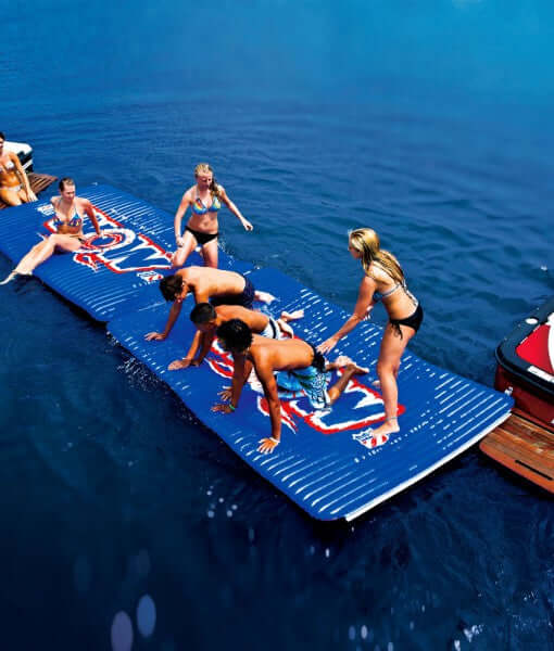 WOW Sports Floating Pool and Lake Water Walkway and Lounge - Yellow (12-2050)