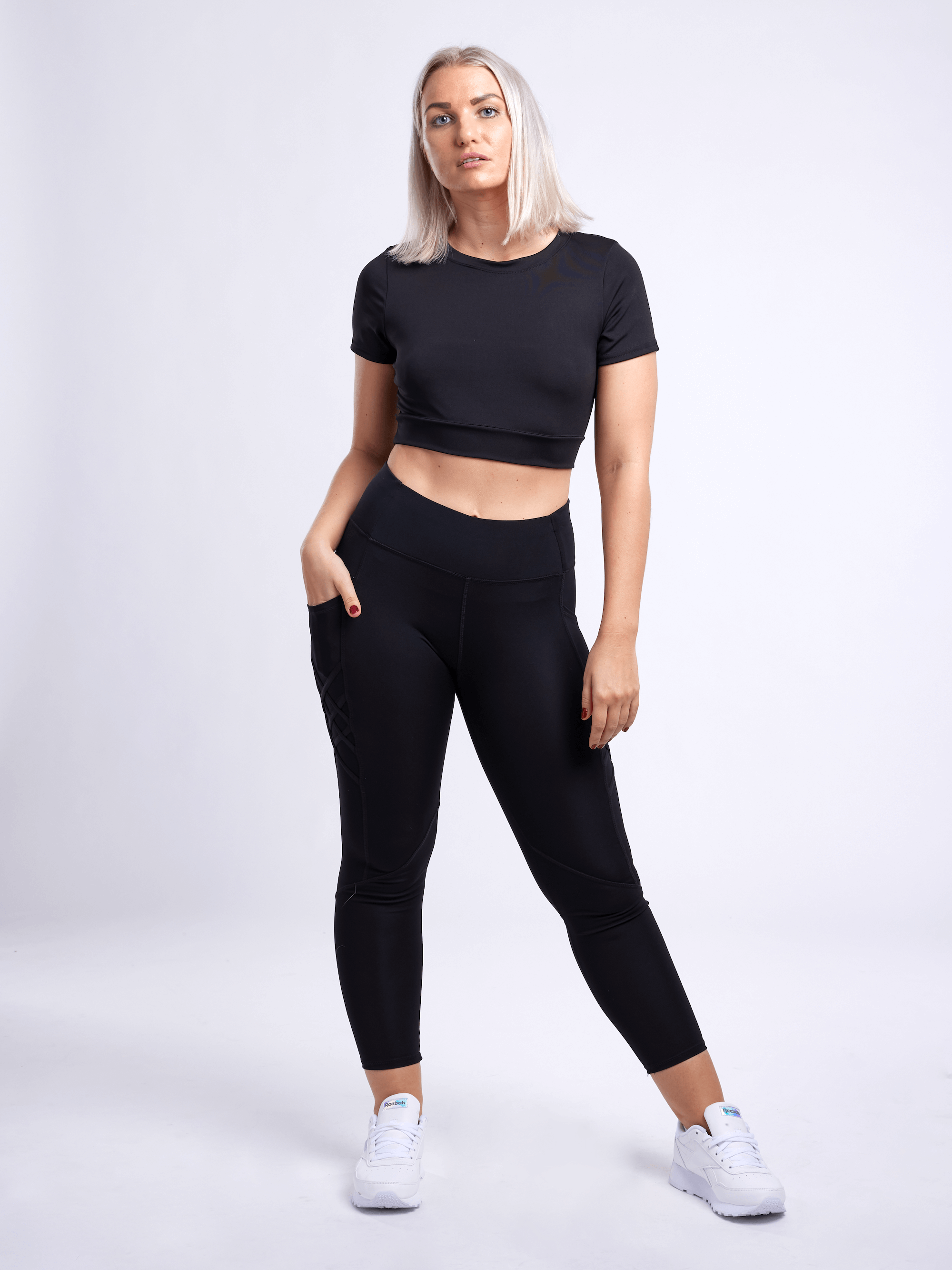 Criss cross 2025 waist leggings