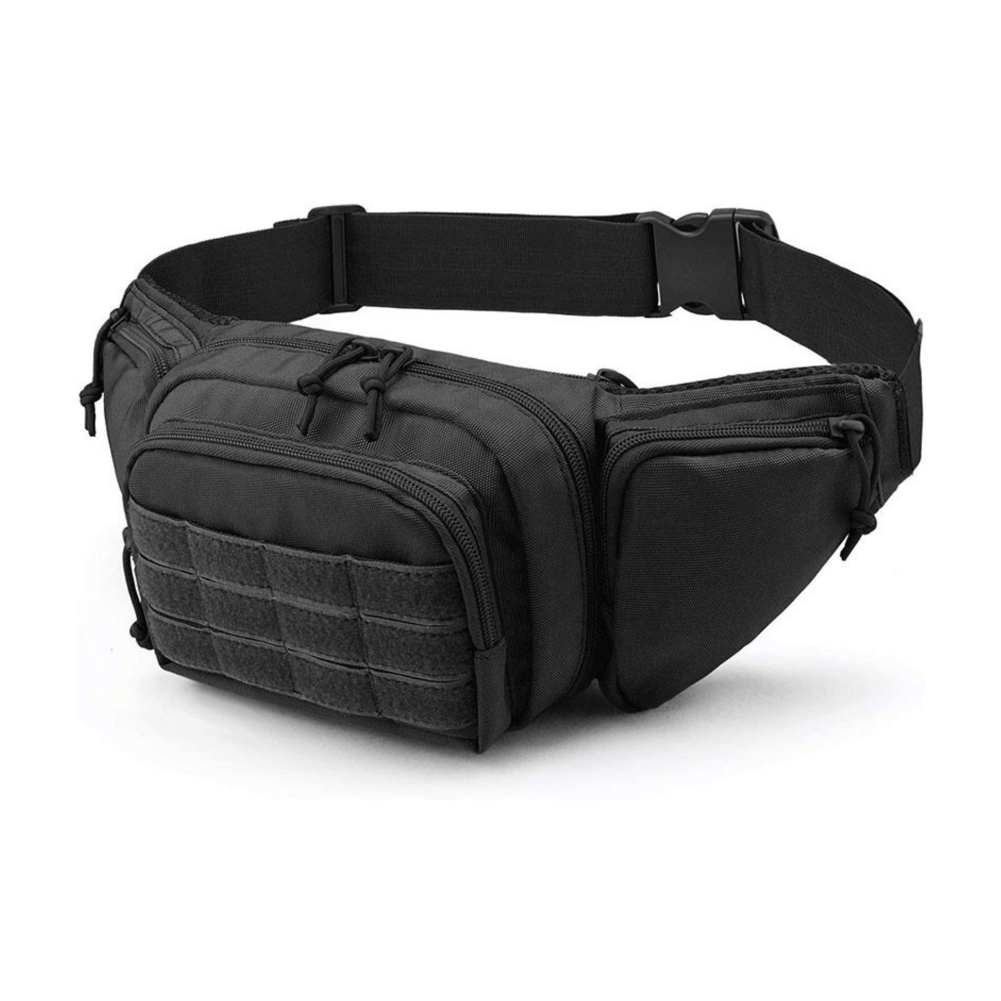 JupiterGear Tactical Military Waist Bag & Molle EDC Pouch for Outdoor Activities - Black