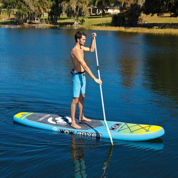 WOW Sports 10'6" Rover Stand Up Inflatable Paddleboard SUP Package (21-3030)