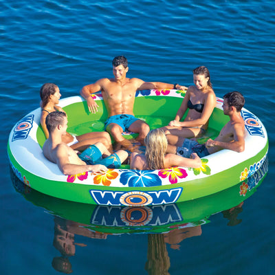 WOW Sports Floating 6 Person Water Lounge & Island - Stadium Islander (17-2040)