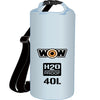 WOW Sports H2O Proof 40L Drybag Clear (18-5100C)