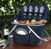 Picnic at Ascot Collapsible Insulated Picnic Basket for 4