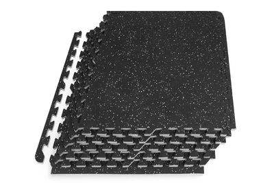 Rubber Top Exercise Puzzle Mat 0.5 in 24sqft