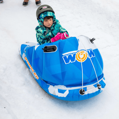 WOW Sports Snow Tube Bobsled for Kids and Adults