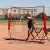 PowerNet 7x7 ft Pitch-Thru Pitching or Batting Screen for Softball (NET ONLY)