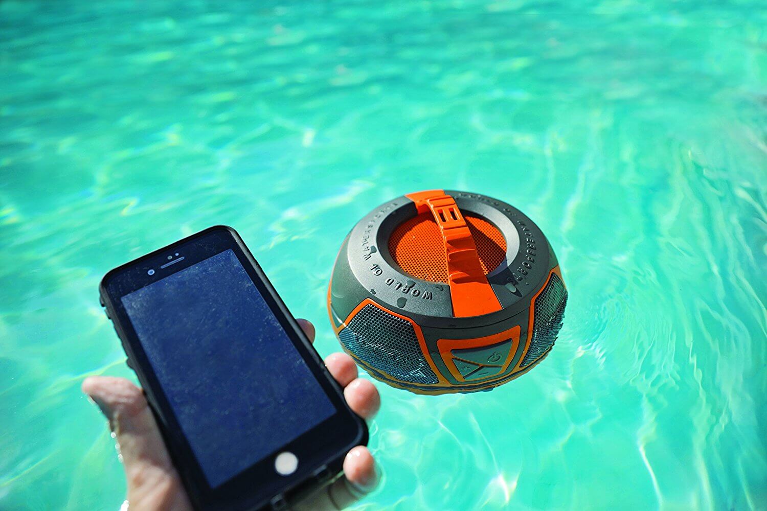 WOW Sports WOW-SOUND Floating Waterproof Stereo Bluetooth Speaker