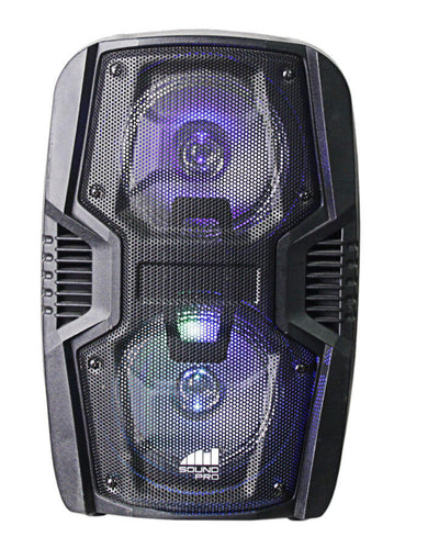 Portable 6.5 Dual Party Speakers & Disco Light